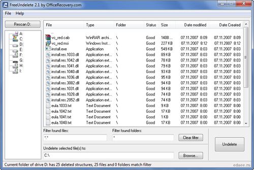 FreeUndelete FreeUndelete